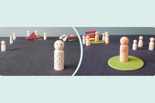 poppetjes opstellingen